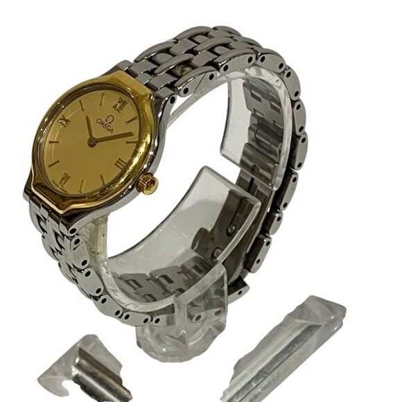 Omega De Ville 6103 433 Quartz Watch Women's Wristwatch - Picture 2 of 9